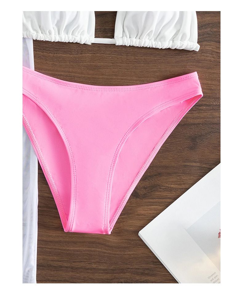 Women's Clothing New Bikini Three Piece Print Swimsuit Sexy Blouse_voghion.com