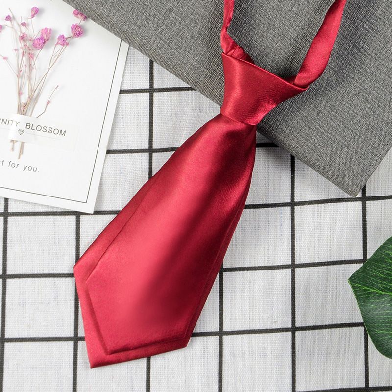 Cravatta a farfalla professionale per uomo e donna, papillon per uniforme scolastica, pantaloncini corti a doppio strato stile college Ins_voghion.com