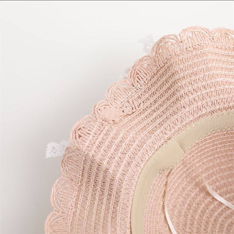 Borse in paglia per bambini, neonati estivi, ragazze all'aperto, cappelli, cappelli da sole da principessa_voghion.com