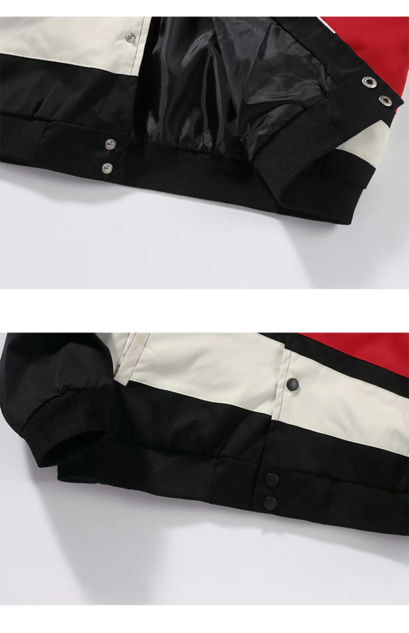 Herrenjacken Explosionen Y2K American Street Hip-Hop Racing Baseball Uniform Bestickte Jacke Punk Gothic Lose für_voghion.com