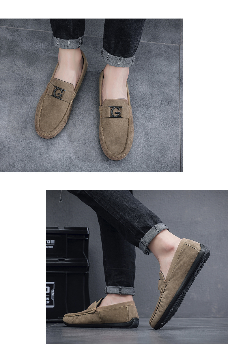 Neue Slip-On-Fahrschuhe mit weicher Sohle Jugendschuhe Herren-Casual-Loafer_voghion.com