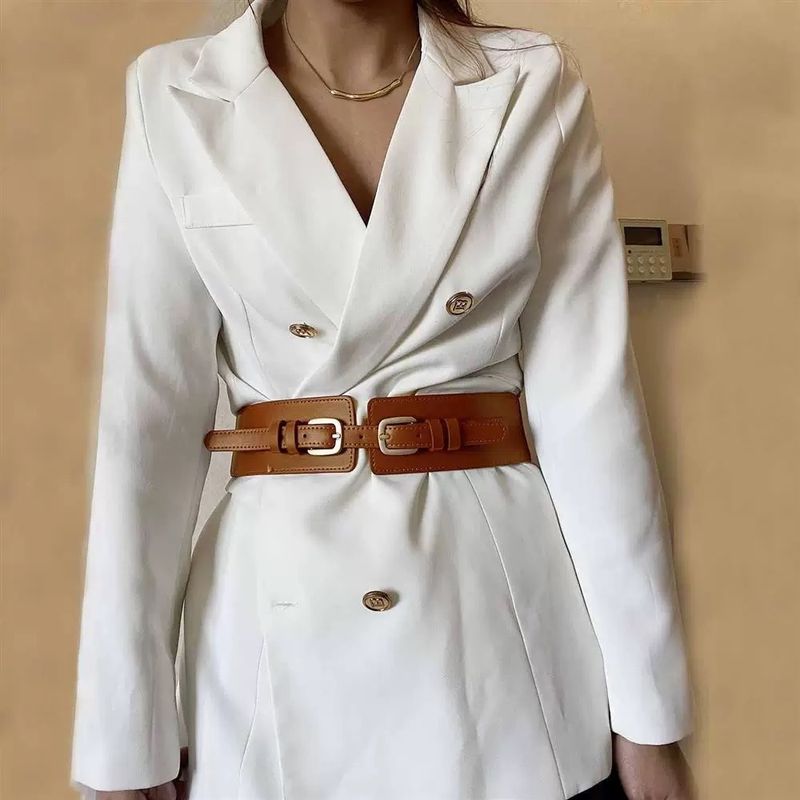 Weite Kleider, Dekorativer Anzugmantel, Modischer, vielseitiger Taillengürtel für Sirts, Damen-Trenchcoat-Gürtel,_voghion.com