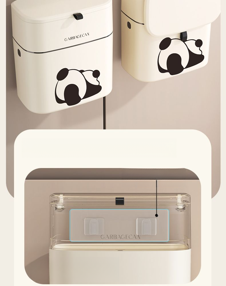 ACZT Brabantia Touch Bin – Soft-Close Lid, Wall-Mounted, Stainless Steel Kitchen Trash Can_voghion.com