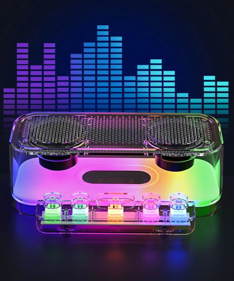 Mini subwoofer Bluetooth per esterni, per la casa, da tavolo, con luce colorata, piccolo altoparlante, all'ingrosso dalla fabbrica_voghion.com