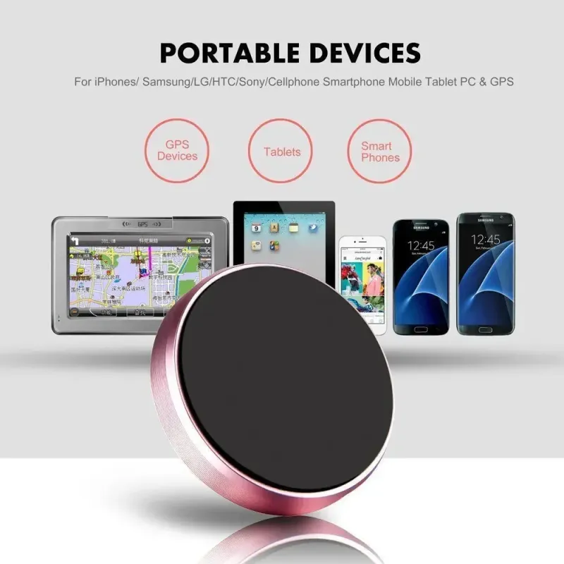 Magnetischer Autotelefonhalter, universeller Autotelefonständer für iPhone, Xiaomi, Huawei, Samsung, Armaturenbrett, Wandmontage, Automagnetaufkleber_voghion.com