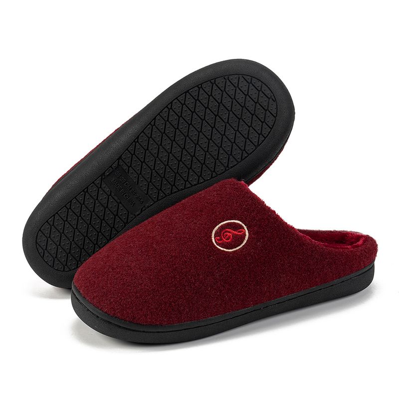 Neu Hinweis flauschige hausschuhe warme plus fleece nicht-slip baumwolle schlepptau hause innen dicke baumwolle_voghion.com