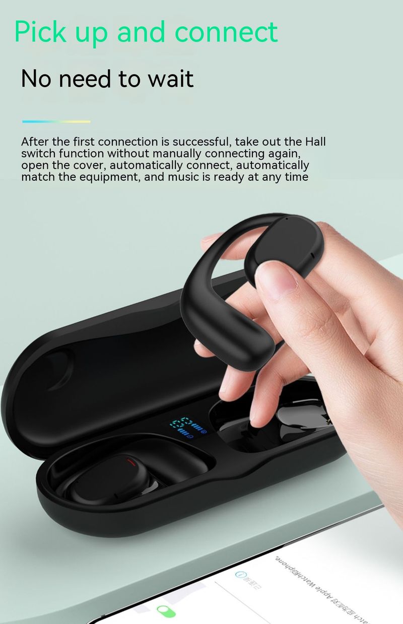 JS270 Running Ear Mounted Bone Conduction Earphones True Wireless Sports TWS Bluetooth OWS_voghion.com