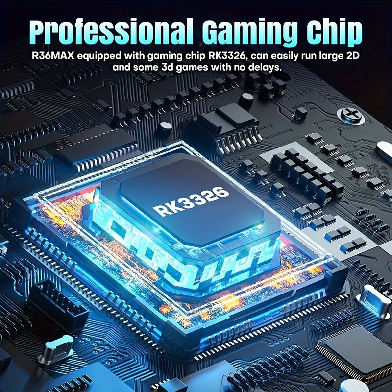 Tragbare Handheld-Spielekonsole, Retro-Spielekonsole, 4,0-Zoll-High-Definition-Bildschirm, professioneller Chip, hohe Kompatibilität, Familien- und Reisespaß_voghion.com