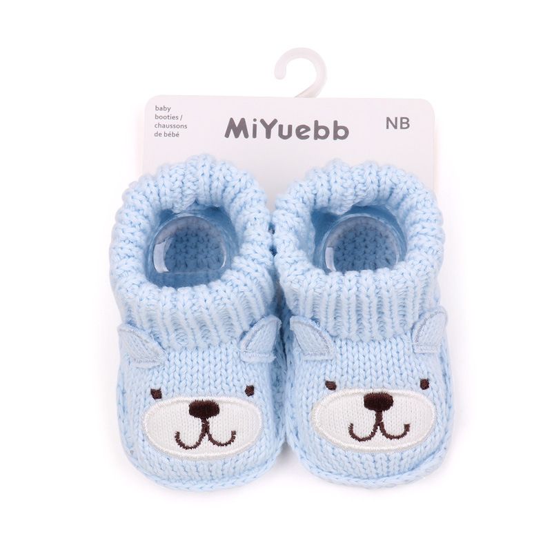 Neugeborenen Baby Schuhe Hand-woven Junge Und Mädchen Baby Cartoon Tier Wolle Kleinkind Galoschen_voghion.com