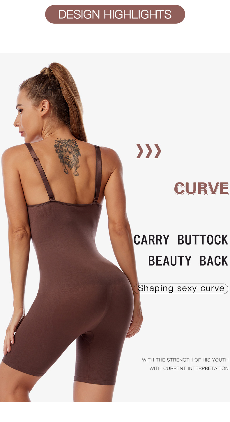 Damen Body Shapewear Taillenkompressionskorsett Postpartale Korsett_voghion.com