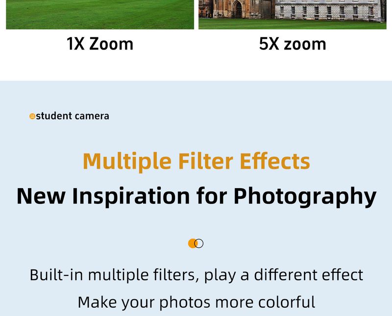 Neue Einstiegsklasse für Studenten, Mini-Digitalkamera für den Heimgebrauch, Alternative zur CCD-Kamera für Kinderfotografie_voghion.com