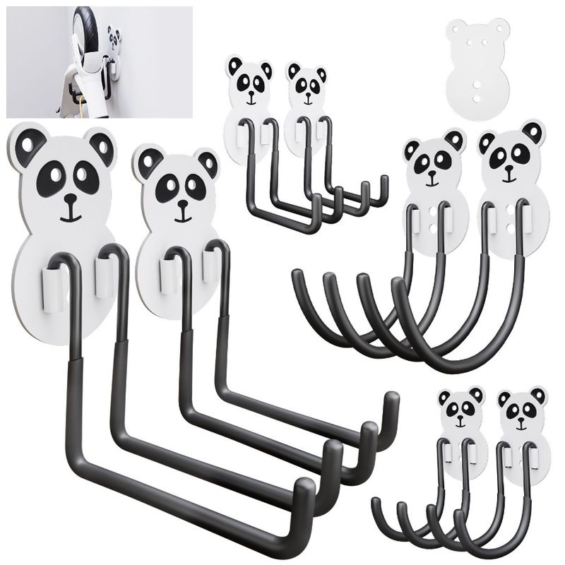 8 For Heavy Selfadhesive Pounds Hangers Max. Wall Small Size Transparent Nainless 42 Traceless Waterpr Detachable Hooks Hanging_voghion.com