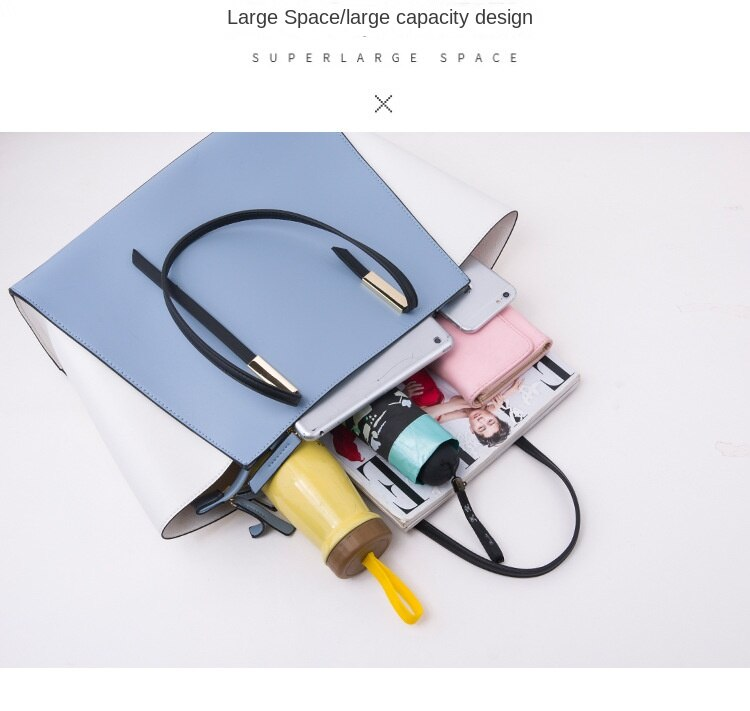 Håndtaske Kvinde 2023 Ny mode og enkel tredelt svigermor taske Cross-body en-skulder bærbar mulepose_voghion.com