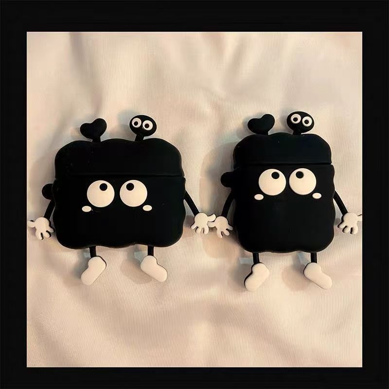 Capa para fone de ouvido Coal Ball Pro2 compatível com 1ª e 2ª geração, desenho animado fofo_voghion.com