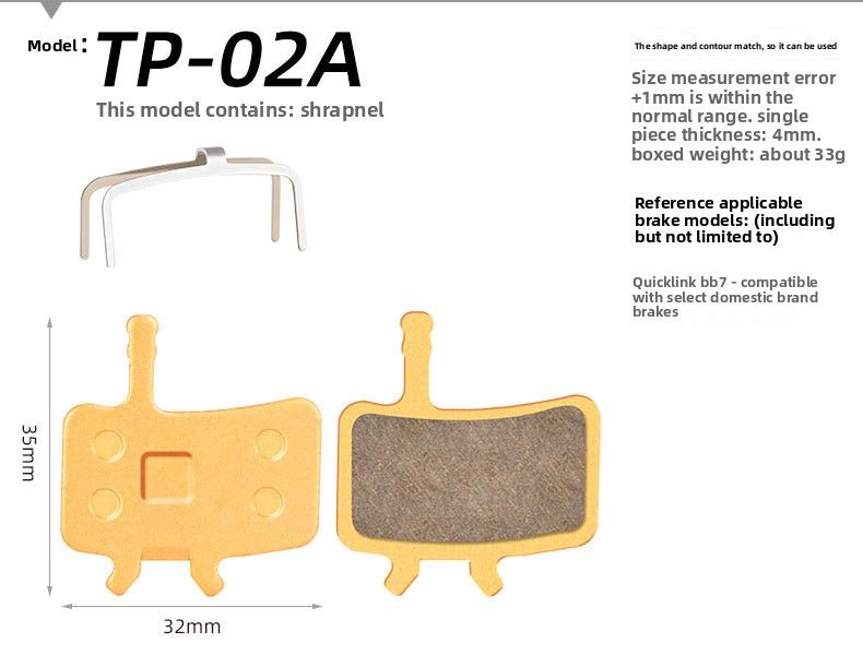 Pastiglie freno a disco per mountain bike TOOPRE Full Metal Ketone Base BB5 M355 M446 universali_voghion.com