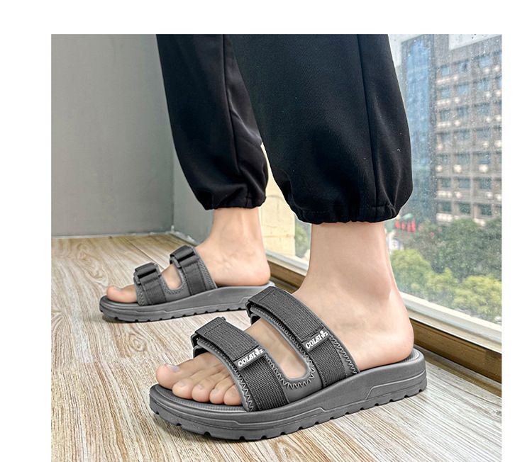 Herren-Hausschuhe, leicht und atmungsaktiv. Dicke Sohle Herren-Hausschuhe, modische Outdoor-Kleidung für die Freizeit im Alltag_voghion.com