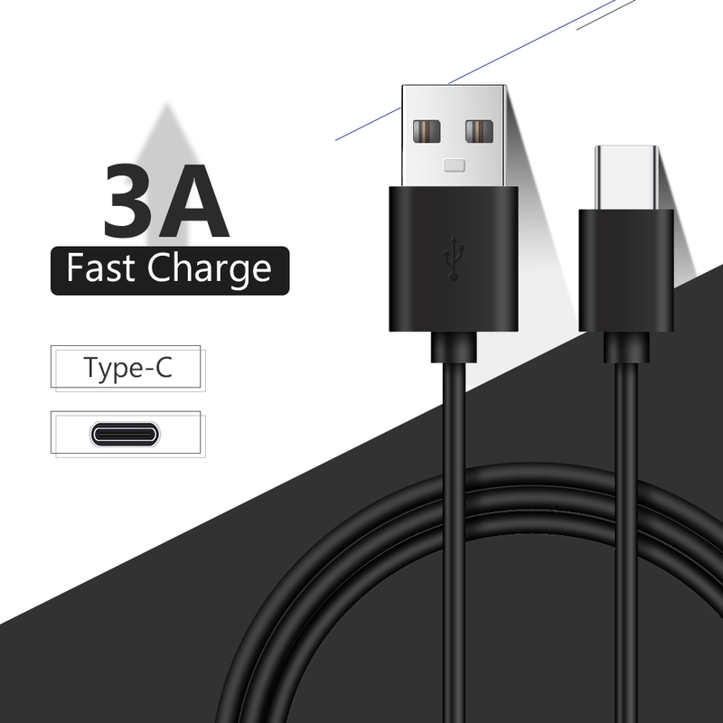 25/100/150/200/300cm câble USB C Type C 3A câble de Charge rapide cordon de données pour Samsung S9 S9 + S8 Plus Xiaomi Redmi Not 8 10 Huawei_voghion.com