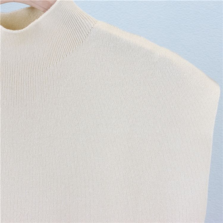 Damenbekleidung, modische Anzüge für Damen im Herbst, ärmelloser, langer Strickrock mit langärmeligem, tiefem V-Ausschnitt, zweiteiliger Anzug_voghion.com