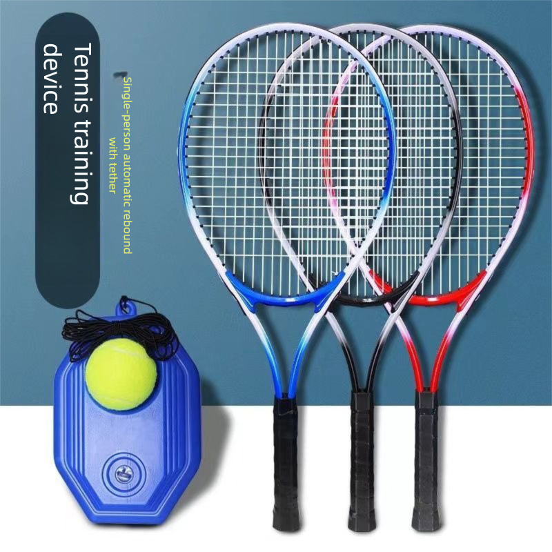 Trainer Tennis Racket Beginner Device Universal Adult Single Rebound With String Self-Practice Set_voghion.com