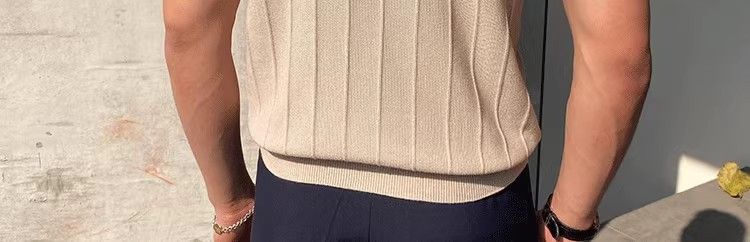 Férfi ruházat Póló férfi nyári új kerek nyakú póló félujjú férfi rövid ujjú vékony változatú alsó ing gyapjú póló_voghion.com