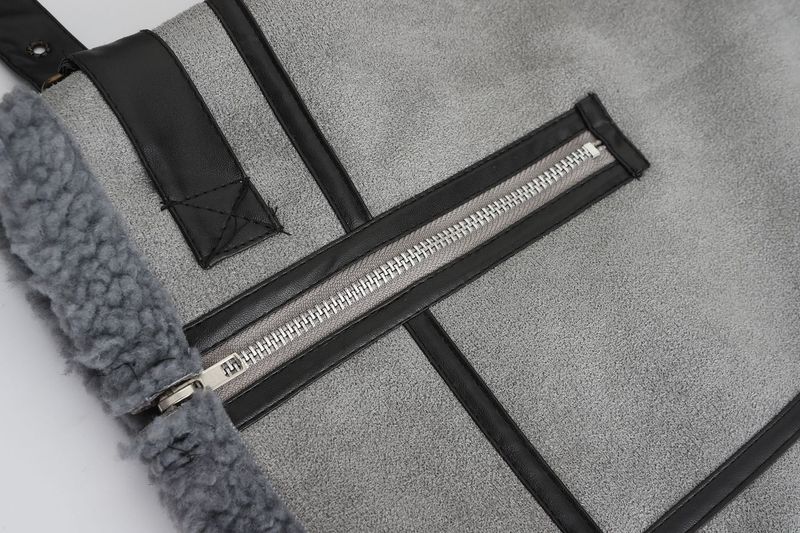 Damenbekleidung Herbst und Winter Neue Damen Kurze Schaffell Pelz Integrierte Lederjacke Damen Pelz Dicken Mantel_voghion.com