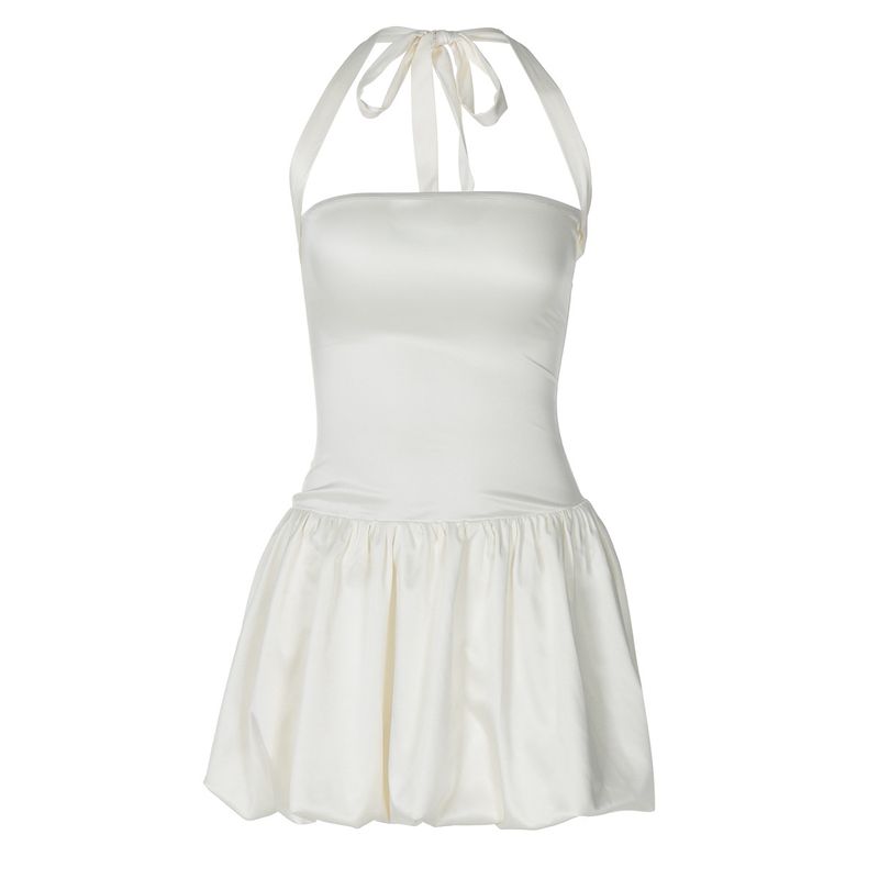 Jupe courte sexy à fleurs, couleur unie, moulante, col enveloppant, nouvelle collection été 2025_voghion.com