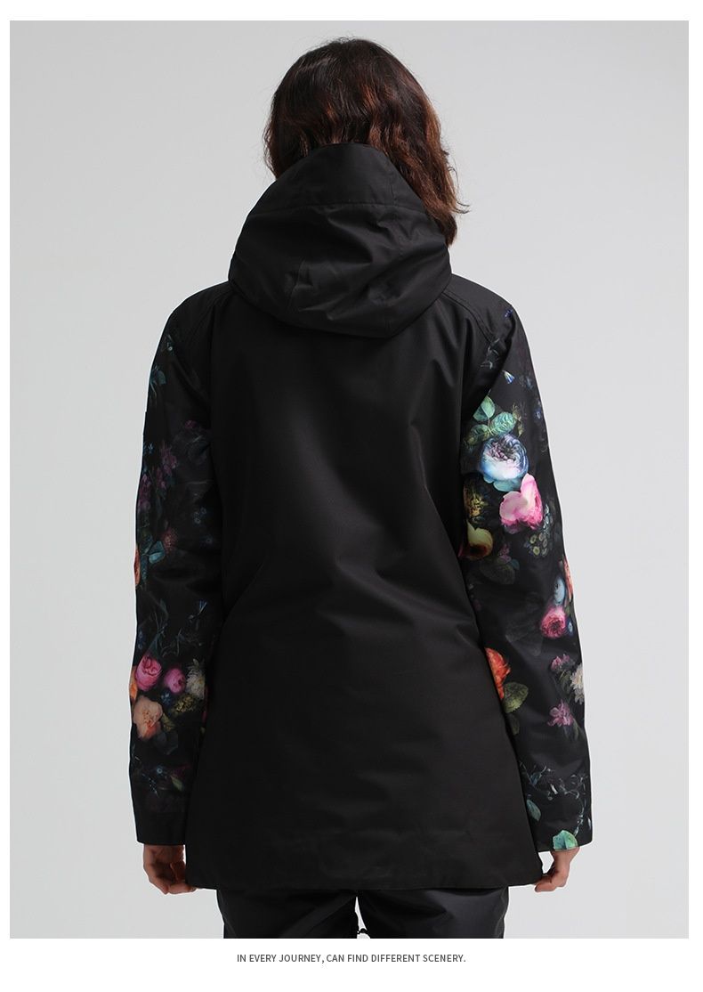 001 Giacca da sci Gsousnow da donna, antivento, impermeabile, calda giacca da snowboard e sci per esterni, cappotto alla moda_voghion.com