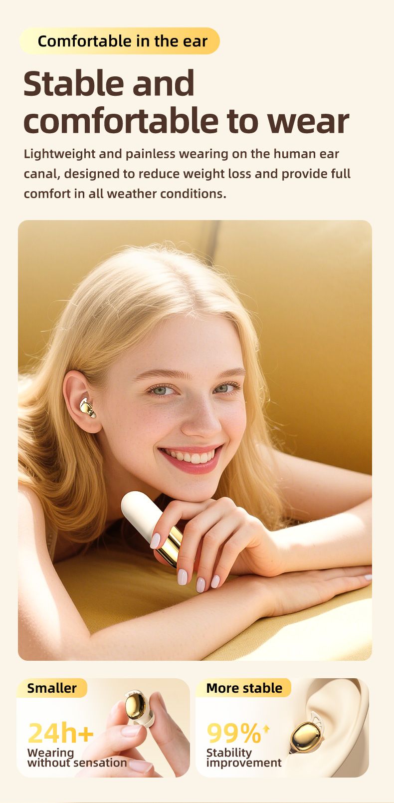 Auricolari vibranti per massaggio facciale S13 Bluetooth V6 TWS Auricolari a rullo vibrante in-ear Cuffie wireless Mini auricolari softpad_voghion.com