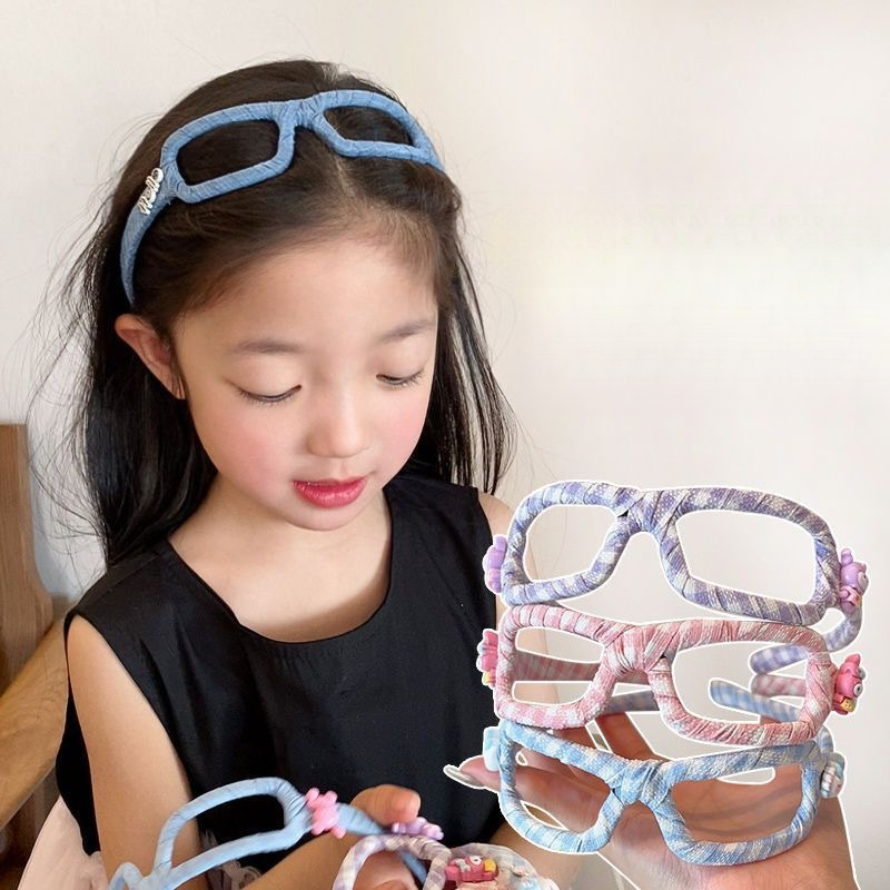 Montatura per occhiali da vista per bambini, fascia elastica per capelli, 2025, nuova moda di alta gamma, con fermagli per capelli, accessori per capelli_voghion.com