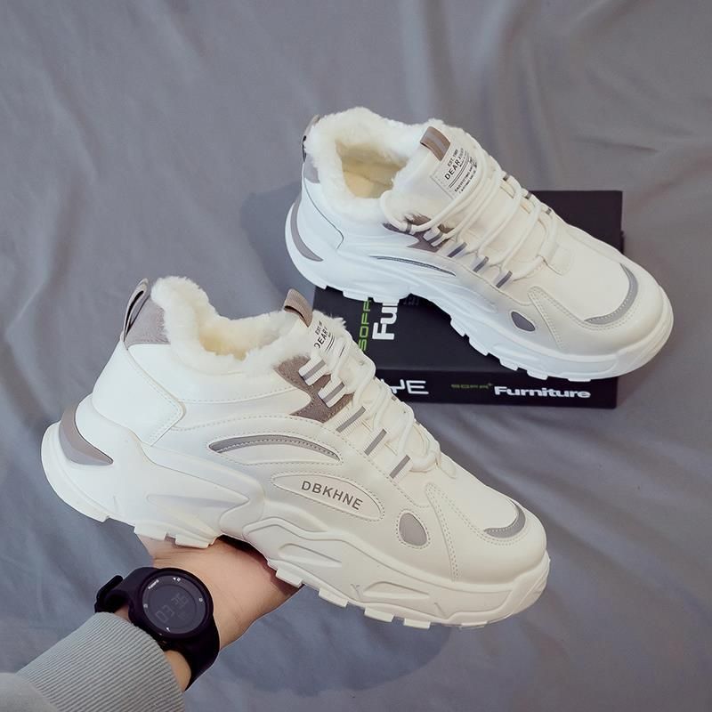 Scarpe da uomo in cotone caldo e vellutato, versatili, alla moda, con aumento di altezza, per papà, estate 2025_voghion.com