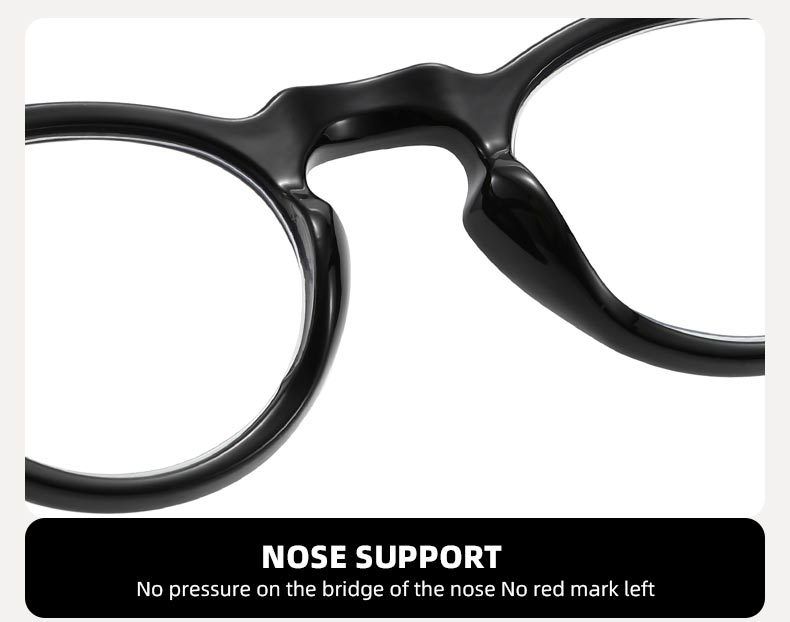 High Quality Japanese Designer Glasses Frame Full Frame Men And Women Trendy HD Reading Glasses Computer Mirror_voghion.com