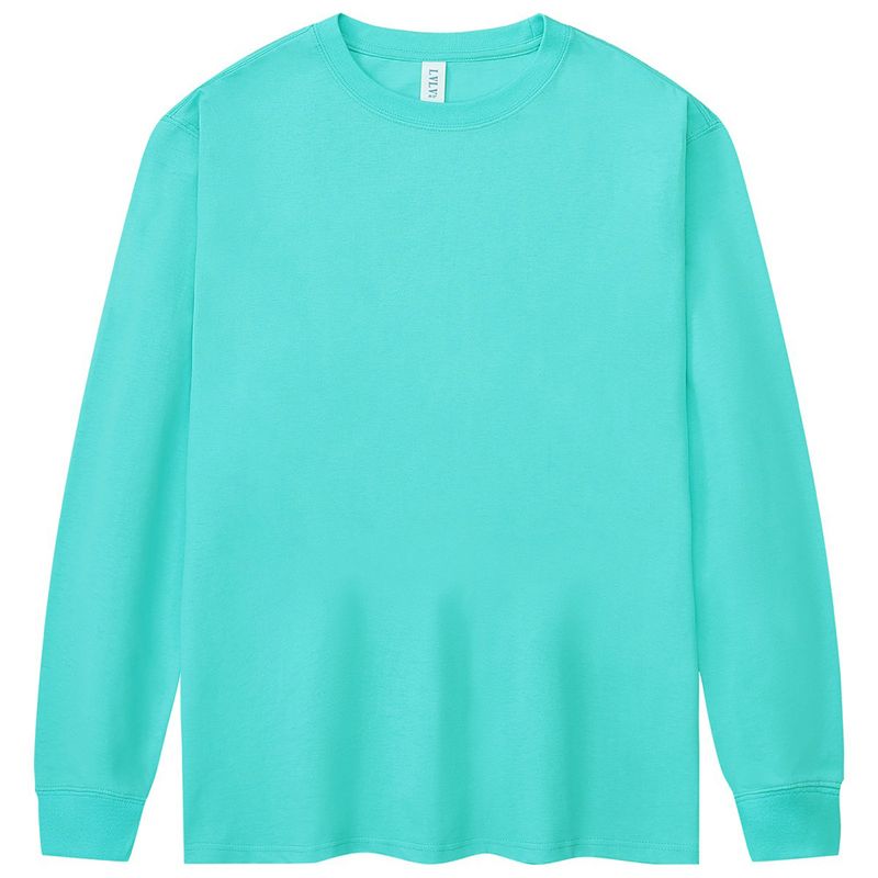 Geeignet für alle Jahreszeiten 230 Langarm-T-Shirt Herren Street Fashion Rippbündchen Amekaji Baumwolle Basic Unterhemd Print_voghion.com