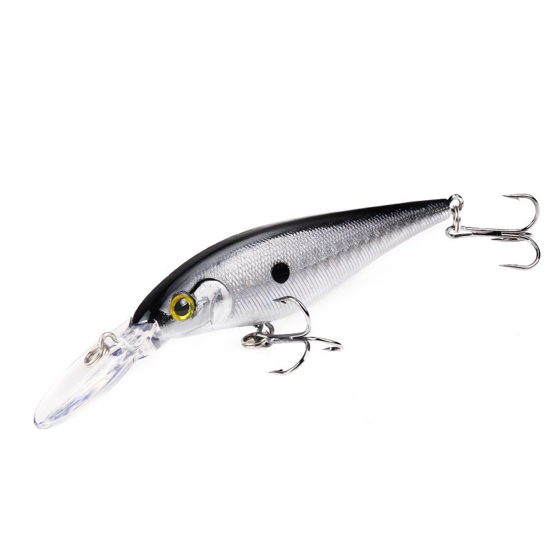 Heißer Stil 11 cm/9,5 g Kunststoff Simulation Fischköder Lange Zunge Minnow Köder Bunte Köder Angelausrüstung_voghion.com