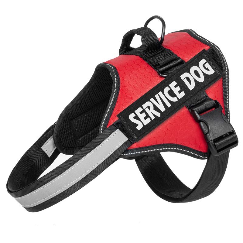 Guinzaglio per cani in pelle PU riflettente con imbracatura anti-groviglio e design retrattile per cani_voghion.com