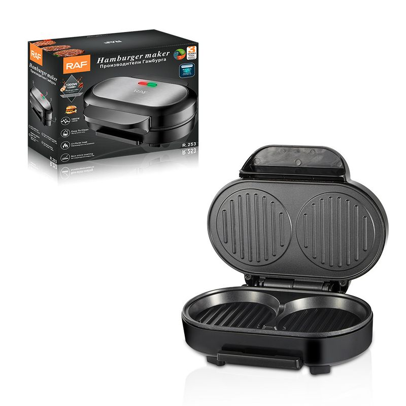 European Multifunctional Sandwich Maker - Household Bread Electric Griddle Breakfast Grill_voghion.com