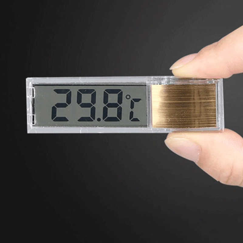 Thermomètre autocollant numérique LCD 3D pour Aquarium, crevettes, réservoir de poissons, température_voghion.com