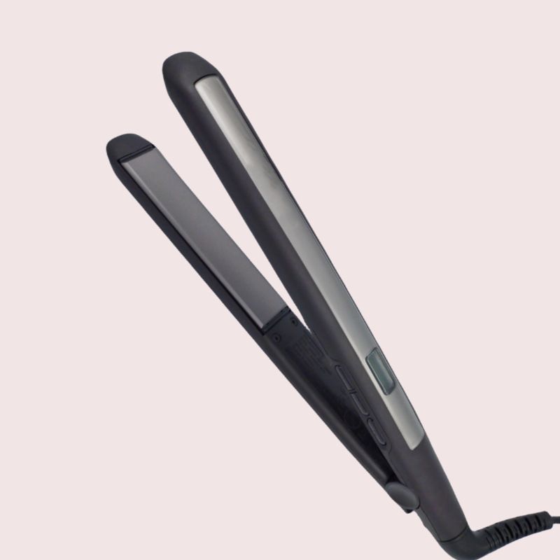 Produtos para modelar cabelos, chapinha de cabelo com dupla finalidade, alisador de cabelo com tela LCD, pente alisador de cabelo, modelador de cachos_voghion.com