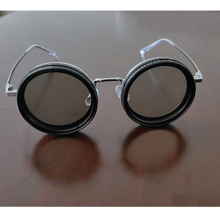 New 9-level Adjustable With Handmade Innovative Design, ND Glasses, High Transparency UV Polarized Sunglasses_voghion.com