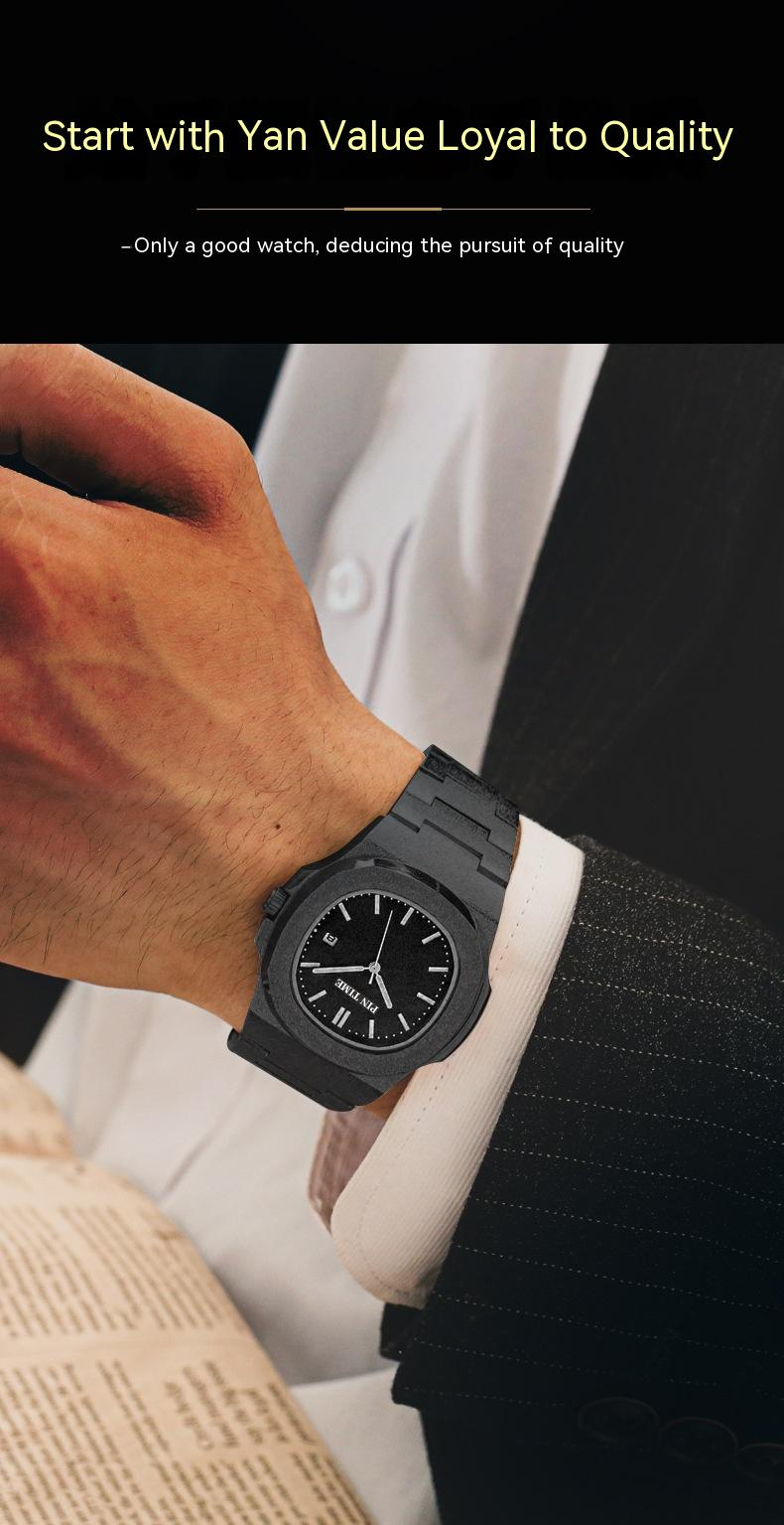 2023 Ny Hot Selling Herr Fritid Business Herr Kvartsklocka Parrot Frosted Snigelkalender Nattlampa Baida Watch_voghion.com