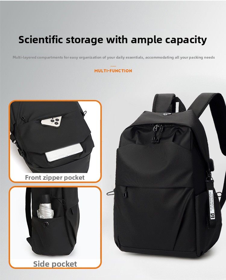 Men's Multifunctional Backpack Casual Waterproof Large Capacity Backpack Business Commuter Computer Backpack_voghion.com