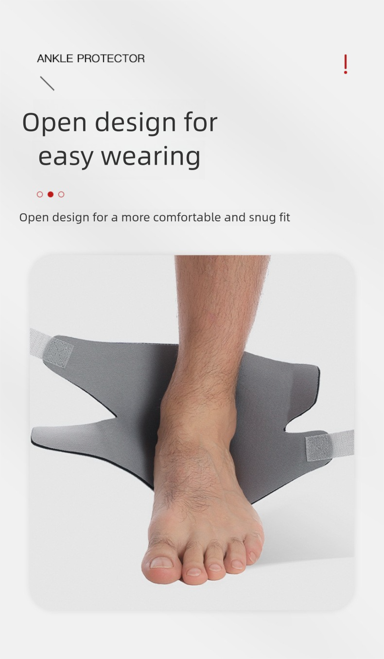 New Composite Diving Material OK Fabric Open Adjustable Pressure Ankle Brace Anti-Sprain Sports Support_voghion.com