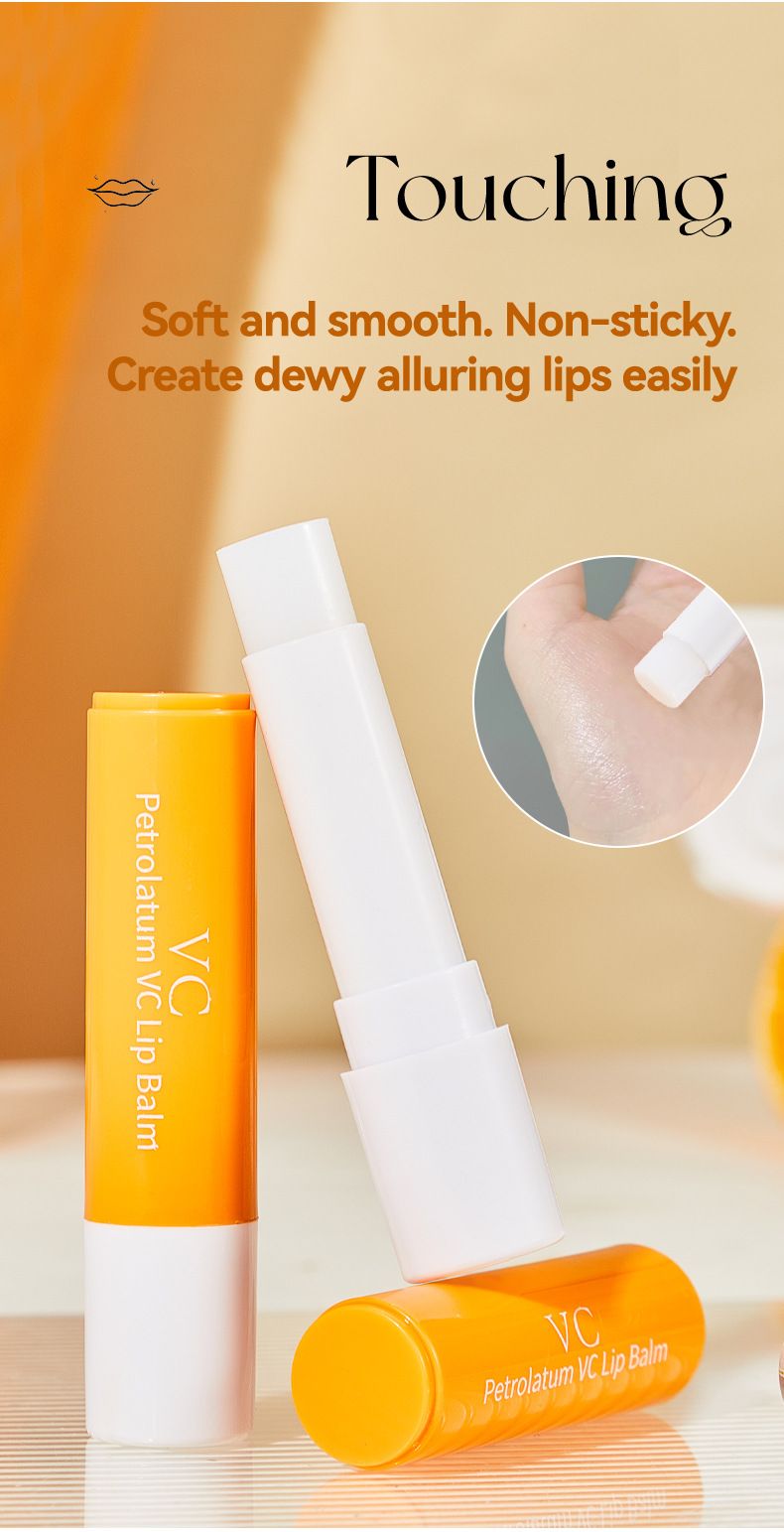 Péče o pleť Balzám na rty s vitamínem C Hydratační, proti vysušování a blednutí rtů Make-up_voghion.com