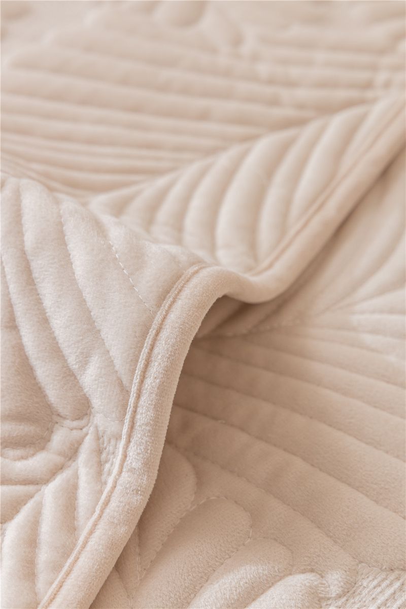 Autumn and winter style ultra soft solid color plush banana leaf sofa cushion modern simple double sofa cushion cloth factory direct sales_voghion.com