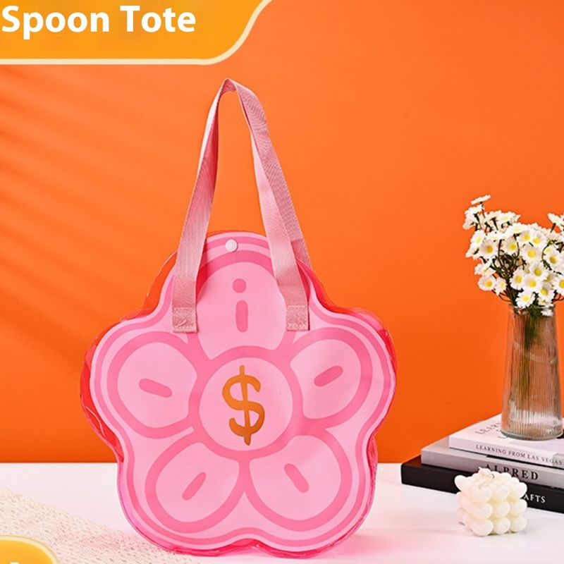 PVC Laser Ins Style Geburtstagsgeschenk Button Tote Jelly Bag kann gedruckt werden_voghion.com