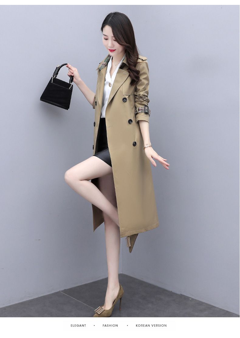 Cappotto nero primaverile pop temperamento moda donna_voghion.com