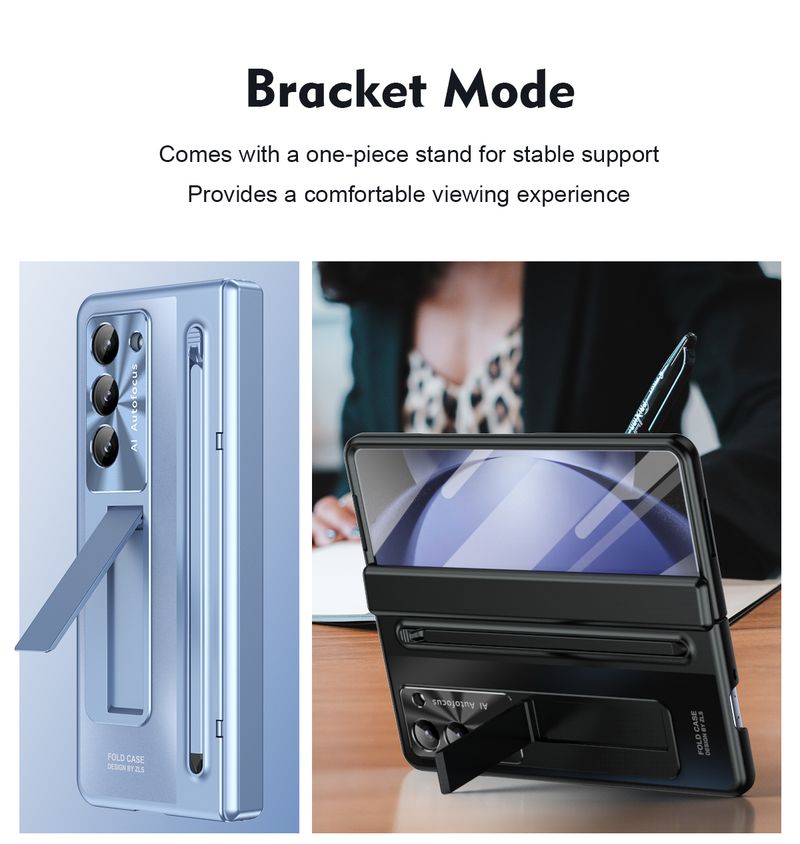 For Samsung Galaxy Z Fold 4 5 6 Luxury New Business Man Pen Stylus Slot Phone Case_voghion.com