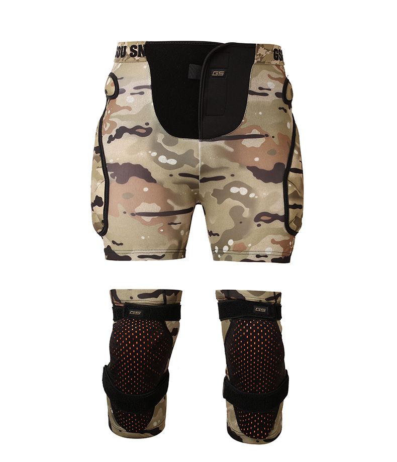 Ski- und Snowboard-Schutzausrüstungsset – Hüft- und Knieschoner für Erwachsene (S/M, L/XL, 3 Farben)_voghion.com