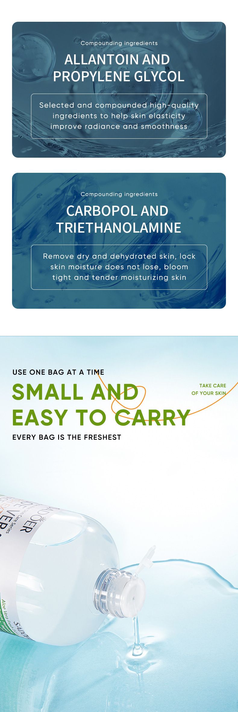 Volles englisches Aloe Vera-Gesichtswasser, 500 ml, SADOER, feuchtigkeitsspendendes Make-up-Wasser mit großer Kapazität_voghion.com