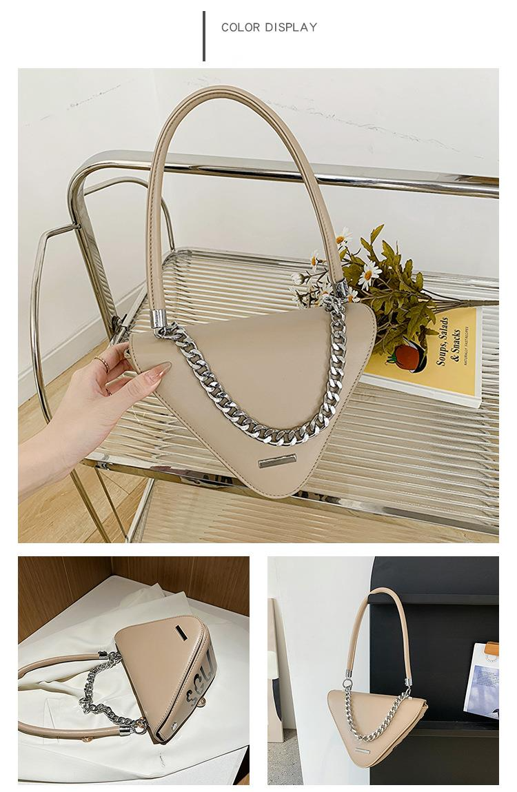 2023 Borsa a tracolla singola da donna nuovissima personalizzata con lettera alla moda Triangolo a forma di strada per ragazza piccante_voghion.com
