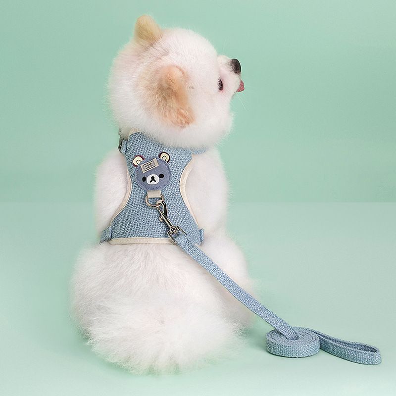 Vest-Style Dog Leash For Teddy, Bichon, Small And Medium Dogs, Cat Harness, Pet Supplies_voghion.com